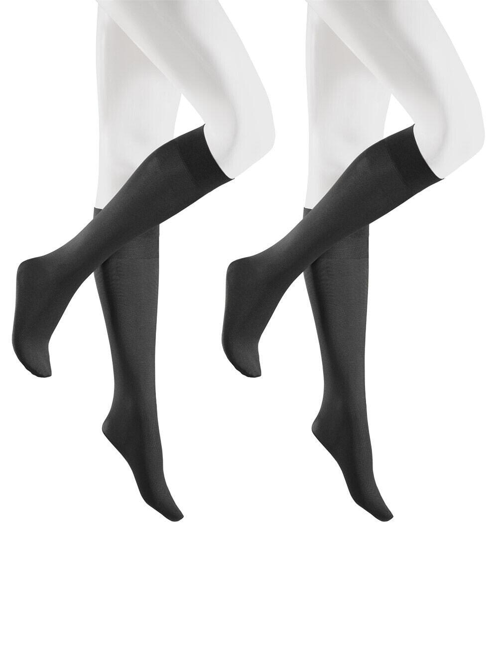 Hudson - Simply 40 Doppelpack anthrazit - Gr. - 35/38 von Hudson