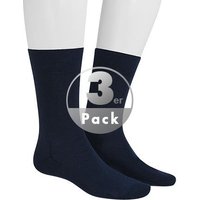 Hudson Herren Socken blau Baumwolle unifarben von Hudson