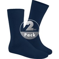 Hudson Herren Socken blau Baumwolle unifarben von Hudson