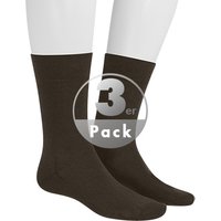 Hudson Herren Socken braun Baumwolle & Mix unifarben von Hudson