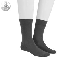 Hudson Herren Socken grau Baumwolle unifarben von Hudson