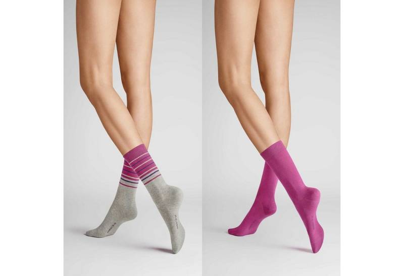 Hudson Basicsocken Calm 2-Pack (2-Paar) Socken im praktischen Doppelpack von Hudson