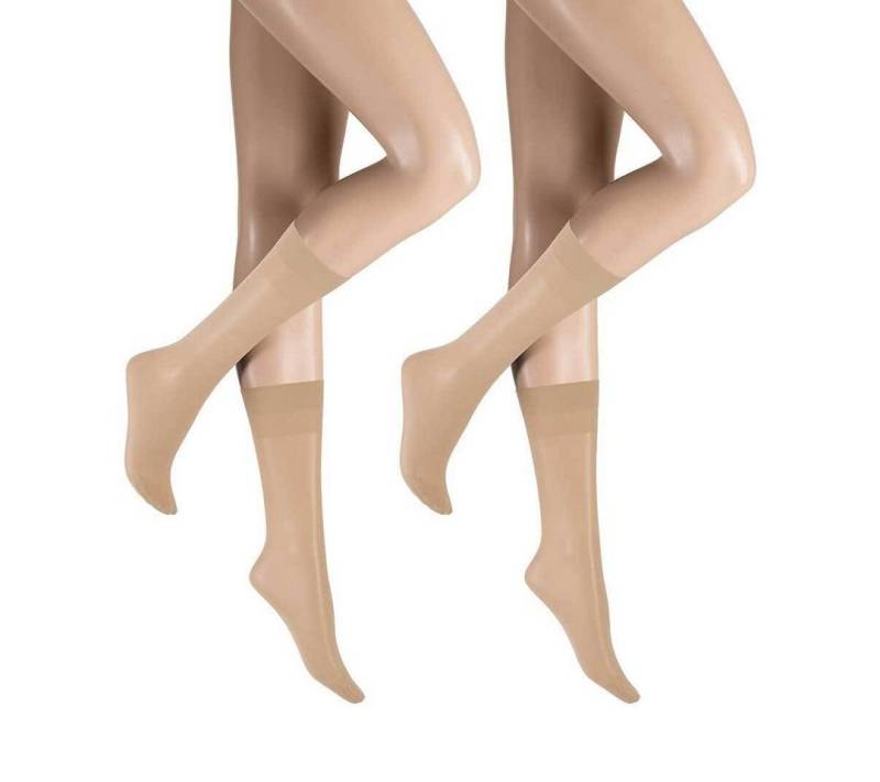 Hudson Basicsocken Simply 20 To Go 2-Pack (2-Paar) Söckchen im Doppelpack aus 100% Polyamid von Hudson