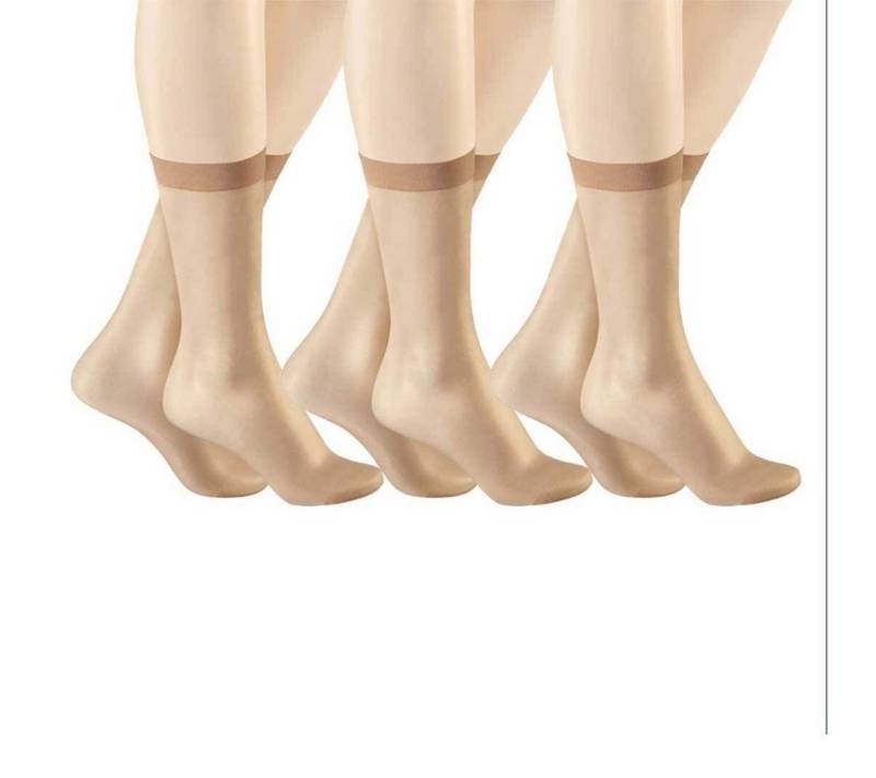 Hudson Basicsocken Simply Shine 15 3-Pack (3-Paar) Schimmernde Langsöckchen im Dreierpack von Hudson