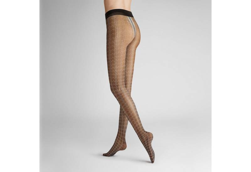 Hudson Strumpfhose Chain 50 DEN (1 St) Strumpfhose mit Karo-Muster von Hudson