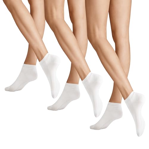 Hudson Unisex Sneaker Socken Easy³ 3-Pack White 0008 39-42 von Hudson