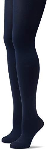Hudson Damen Kniestrümpfe Simply 40 2-Pack druckfreier Bund Marine 0335 39-42 von Hudson