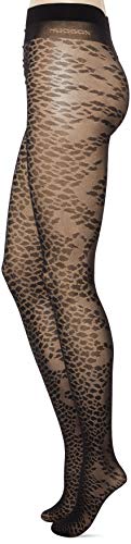 KUNERT Damen Animal SH Strumpfhose, 40 DEN, Schwarz (Black 0005), 36/38 von Hudson