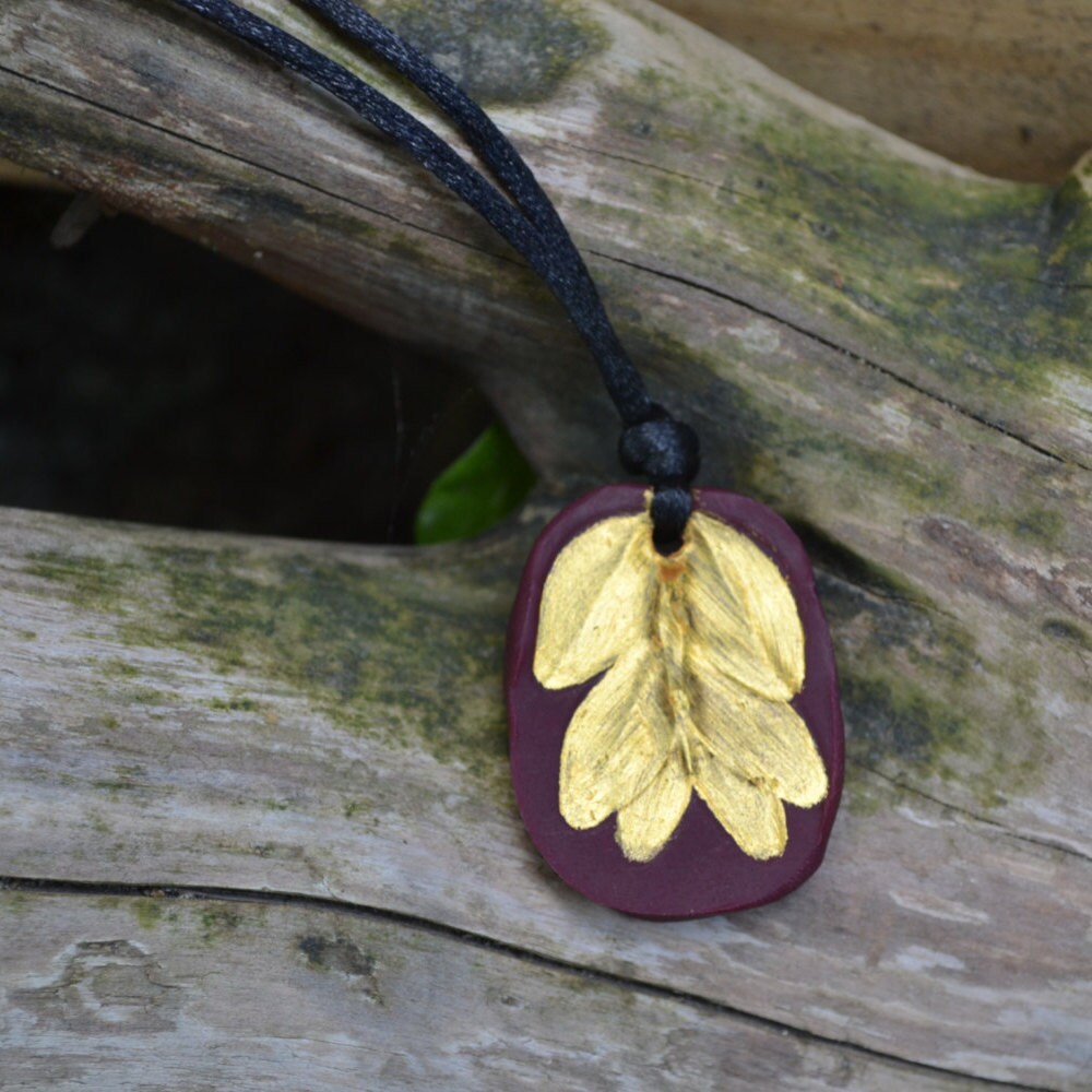 Buchsbaum Kette - Handbemalte Polymer Clay Buchsbaum Kette - Handbemalte Polymer Clay von HudsonRiverDesigns