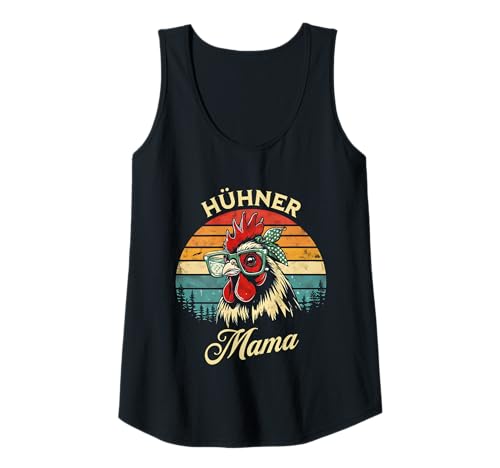 Damen Hühnermama, Hühnermotiv mit Spruch Lustig, Retro Hühner Mama Tank Top Damen Hühnermama, Hühnermotiv mit Spruch Lustig, Retro Hühner Mama Tank Top von Hühner Zubehör & Hühnergeschenke Männer Damen