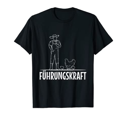 Herren Führungskraft Hühner, Bauernhof T-Shirt von Hühner flüsterer bauernhof hühner