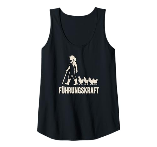 Damen Führungskraft Hühner - Landwirtin Bäuerin Hühnerhalterin Tank Top von Hühnerhalter Sprüche & Geschenke