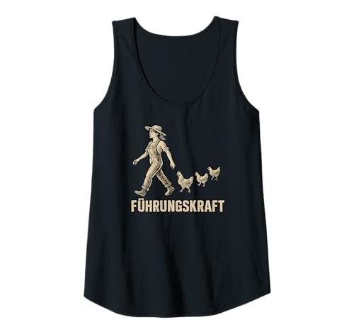 Damen Führungskraft Hühner - Landwirtin Bäuerin Hühnerhalterin Tank Top Damen Führungskraft Hühner - Landwirtin Bäuerin Hühnerhalterin Tank Top von Hühnerhalter Sprüche & Geschenke
