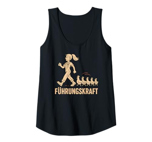 Damen Führungskraft Hühner - Landwirtin Bäuerin Hühnerhalterin Tank Top von Hühnerhalter Sprüche & Geschenke