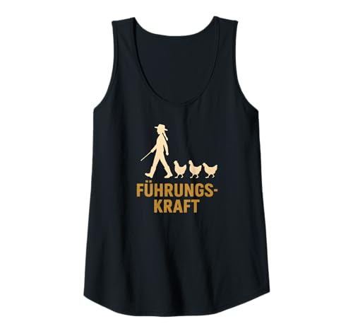 Damen Führungskraft Hühner - Landwirtin Bäuerin Hühnerhalterin Tank Top von Hühnerhalter Sprüche & Geschenke