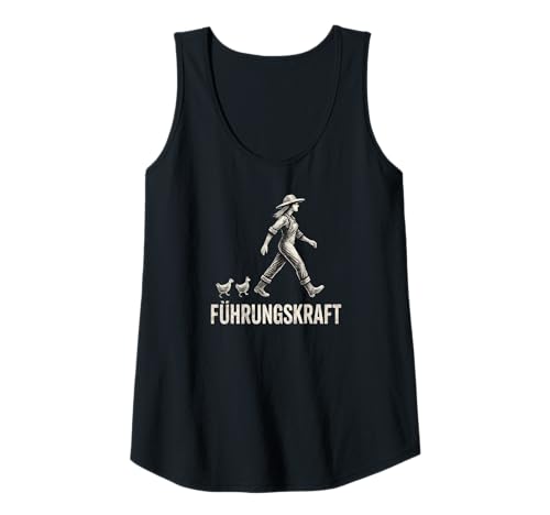 Damen Führungskraft Hühner - Landwirtin Bäuerin Hühnerhalterin Tank Top Damen Führungskraft Hühner - Landwirtin Bäuerin Hühnerhalterin Tank Top von Hühnerhalter Sprüche & Geschenke