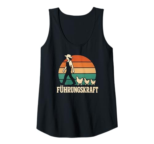 Damen Führungskraft Hühner - Landwirtin Bäuerin Hühnerhalterin Tank Top von Hühnerhalter Sprüche & Geschenke