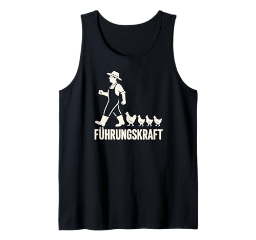 Herren Führungskraft Hühner - Landwirt Bauer Hühnerhalter Tank Top von Hühnerhalter Sprüche & Geschenke