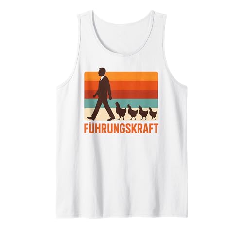 Herren Führungskraft Hühner - Landwirt Bauer Hühnerhalter Tank Top von Hühnerhalter Sprüche & Geschenke