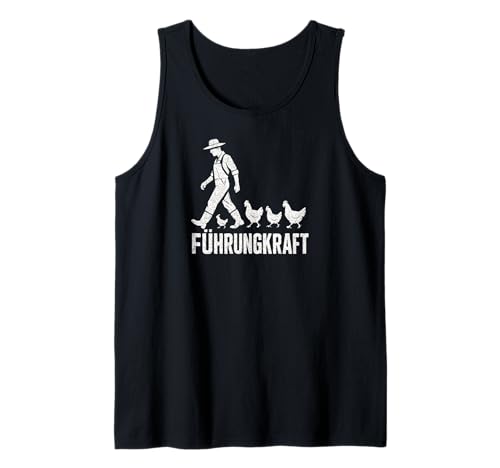 Herren Führungskraft Hühner - Landwirt Bauer Hühnerhalter Tank Top von Hühnerhalter Sprüche & Geschenke