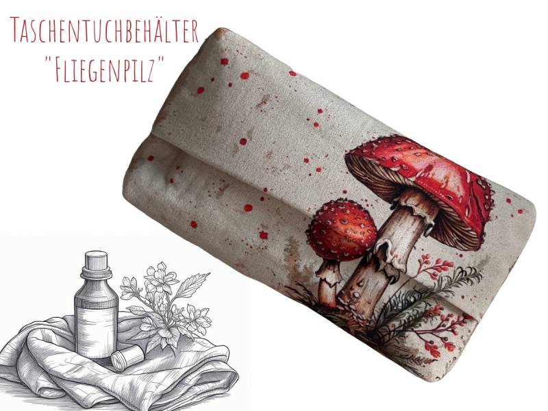 Ttt-03 Taschentüchertasche/Taschentuchbehälter Unterwegs Nachhaltig Tatüta Stofftasche Papiertaschentücher Geräuschlos Auspacken von HuehnerstallShop