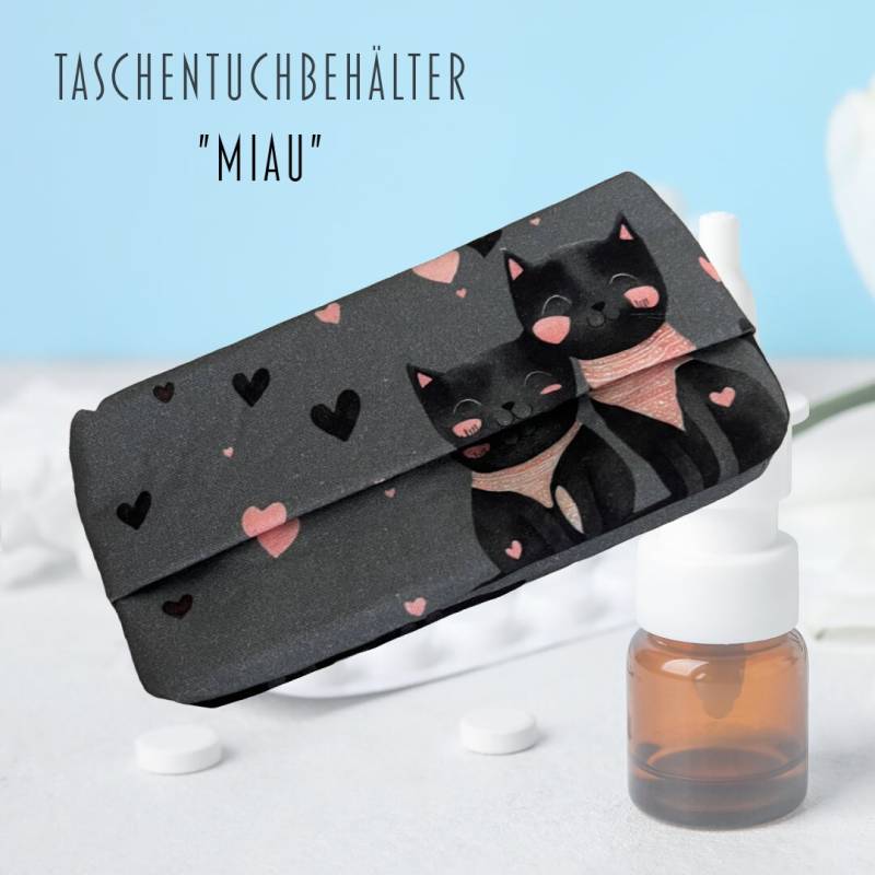 Ttt-09 Taschentüchertasche/Taschentuchbehälter Unterwegs Nachhaltig Tatüta Stofftasche Papiertaschentücher Geräuschlos Auspacken von HuehnerstallShop