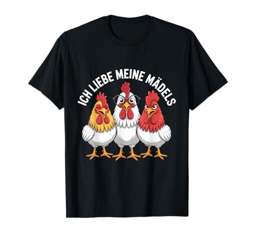 Ich Liebe Meine Mädels Hühnerzüchter Huhn Landwirtschaft T-Shirt Ich Liebe Meine Mädels Hühnerzüchter Huhn Landwirtschaft T-Shirt von Hühnerzüchter Landwirt Hühnerhalter