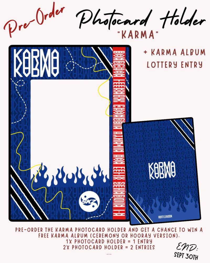 Karma Fotokartenhalter + Album Lotterie [Vorbestellung] Streunerkinder, Skz, Zeremonie von Hufflemoon