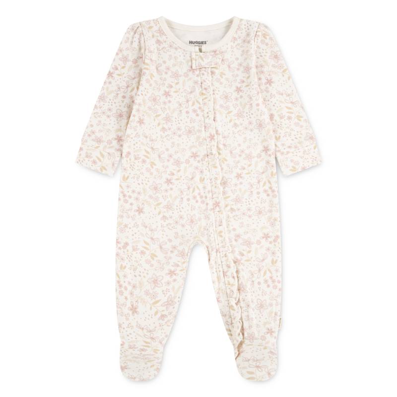 HUGGIES babywear Strampler "HUGG FOOTED COVERALL" Verdeckter Reißverschluss mit Kinnschutz von Huggies Babywear