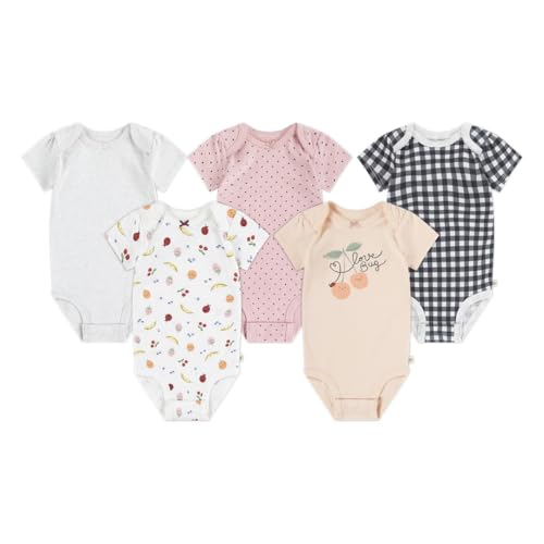 Huggies Little Hugs Baby Girls Huggies Bodies Everyday (5-Pack) Toddler Underwear Set, PINK/Grey/Peach/Black, 18 Months (5er Pack) von Huggies Little Hugs