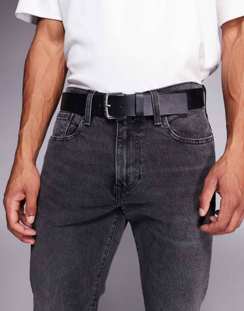 HUGO Blue - Berker - Ledergürtel in Schwarz von Hugo Blue