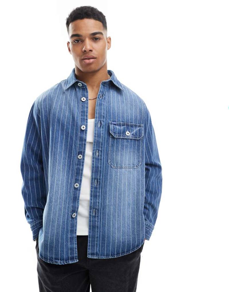 HUGO Blue - Ebolt - Hemd in Blau von Hugo Blue