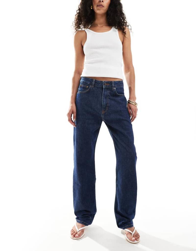 HUGO - Blue Elyah - Gerade geschnittene Jeans in Marineblau von Hugo Blue