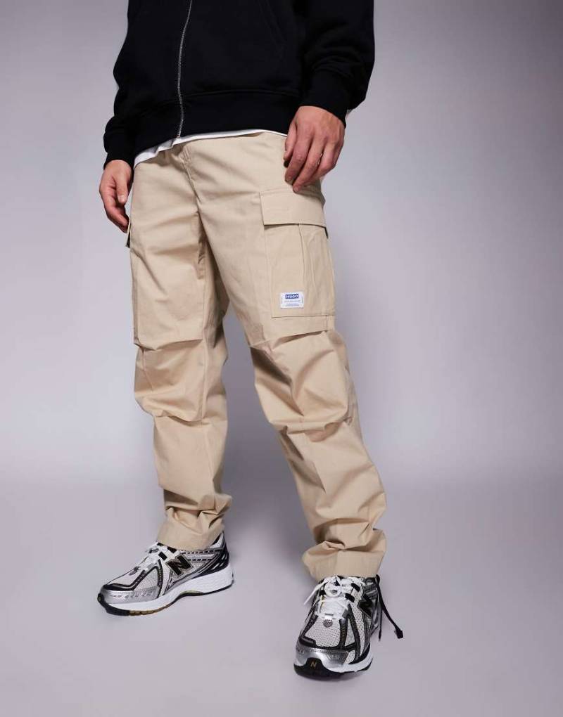 HUGO Blue - Gadic - Cargohose in Beige-Neutral von Hugo Blue