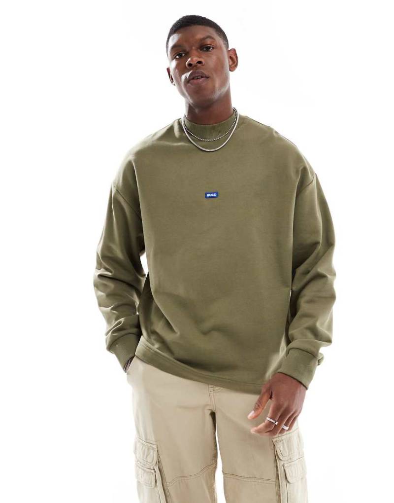 HUGO Blue - Nedro - Sweatshirt in Grün von Hugo Blue