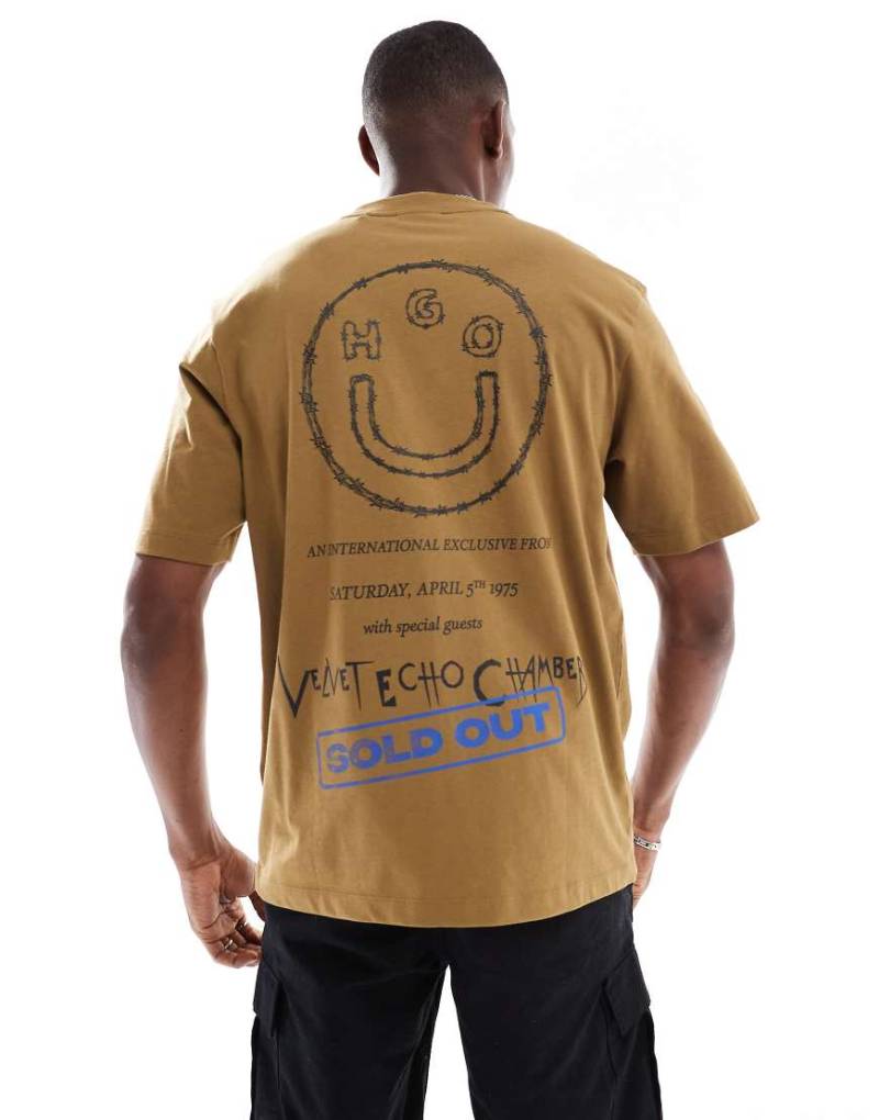 HUGO Blue - Nylix - T-Shirt in Grün von Hugo Blue