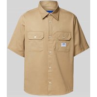 Hugo Blue Freizeithemd mit Brusttasche Modell 'Ekyno' in Beige, Größe XXL von Hugo Blue