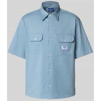 Hugo Blue Freizeithemd mit Knopfleiste Modell 'Ekyno' in Rauchblau, Größe XXL Hugo Blue Freizeithemd mit Knopfleiste Modell 'Ekyno' in Rauchblau, Größe XXL von Hugo Blue