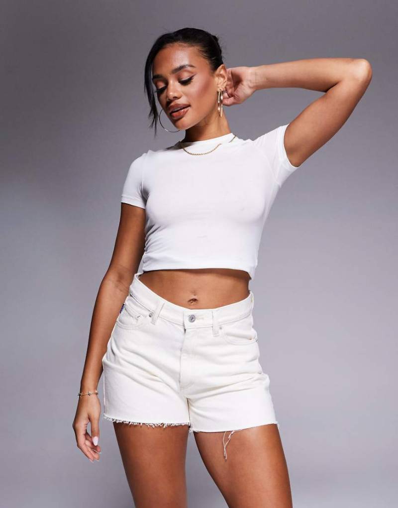 Hugo Blue - Jeans-Shorts in Hellbeige-Neutral von Hugo Blue