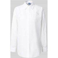 Hugo Blue Regular Fit Bluse mit Stitching Modell 'Elisana' in Weiss, Größe 34 von Hugo Blue