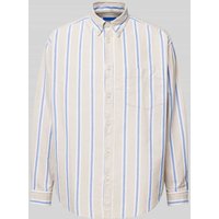 Hugo Blue Regular Fit Freizeithemd mit Button-Down-Kragen Modell 'Ebill' in Beige, Größe M von Hugo Blue