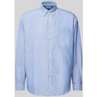 Hugo Blue Regular Fit Freizeithemd mit Button-Down-Kragen Modell 'Ebill' in Bleu, Größe S von Hugo Blue