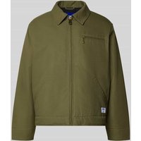 Hugo Blue Regular Fit Jacke aus Baumwoll-Canvas Modell 'BLAKE2531' in Oliv, Größe M Hugo Blue Regular Fit Jacke aus Baumwoll-Canvas Modell 'BLAKE2531' in Oliv, Größe M von Hugo Blue