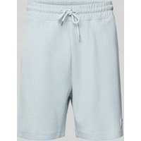 Hugo Blue Regular Fit Sweatshorts mit Strukturmuster Modell 'Nuwafflo' in Hellblau, Größe XXL von Hugo Blue