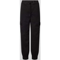 Hugo Blue Stoffhose mit elastischem Bund Modell 'Hisune' in Black, Größe 36 Hugo Blue Stoffhose mit elastischem Bund Modell 'Hisune' in Black, Größe 36 von Hugo Blue