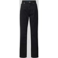 Hugo Blue Straight Leg Jeans im 5-Pocket-Design Modell 'Elyah' in Black, Größe 28/30 von Hugo Blue