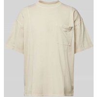 Hugo Blue T-Shirt mit Brusttasche Modell 'Naimos' in Beige, Größe XXL von Hugo Blue
