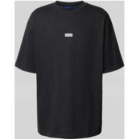 Hugo Blue T-Shirt mit Label-Print Modell 'Nalono' in Black, Größe S Hugo Blue T-Shirt mit Label-Print Modell 'Nalono' in Black, Größe S von Hugo Blue