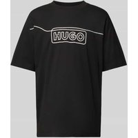 Hugo Blue T-Shirt mit Label-Stitching Modell 'Noideryo' in Anthrazit, Größe XXL von Hugo Blue