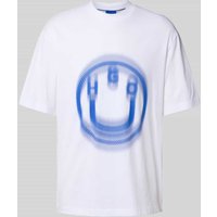 Hugo Blue T-Shirt mit Logo-Print Modell 'Nalax' in Weiss, Größe S Hugo Blue T-Shirt mit Logo-Print Modell 'Nalax' in Weiss, Größe S von Hugo Blue